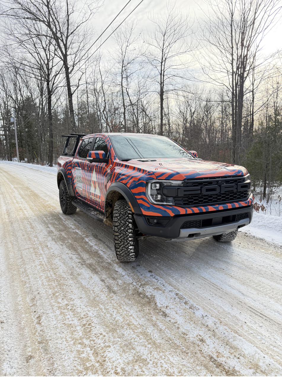 Ford Ranger Raptor Fischer LTD edition — front three-quarter view